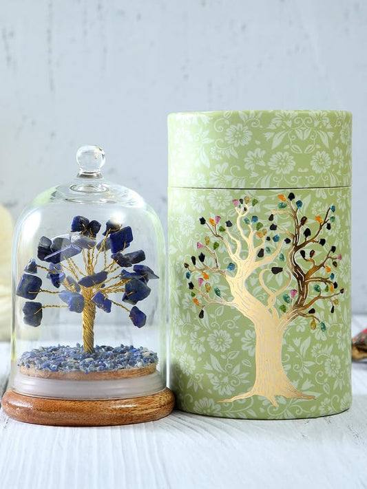 Lapis Lazuli Crystal Wish Tree Dome